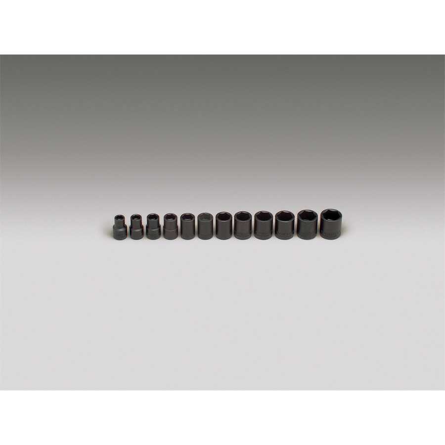 3/8"Dr 6PtStdImpMM Skt Set 12P