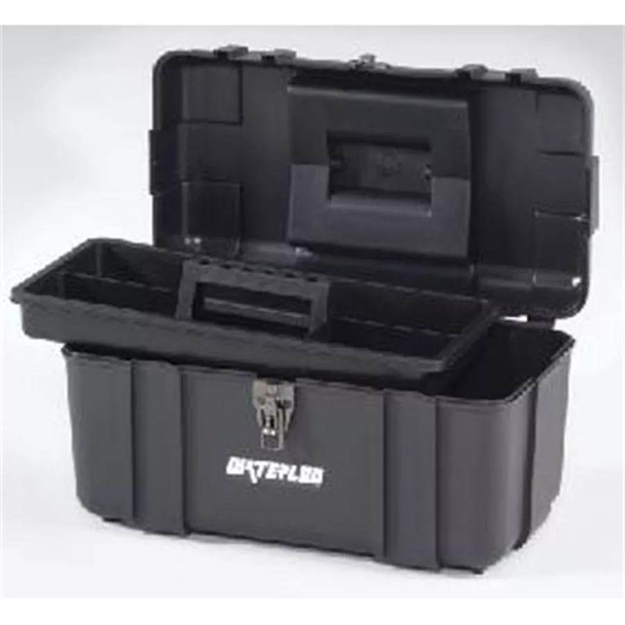 17 In. Plastic Hand Tool Box w/Tote
