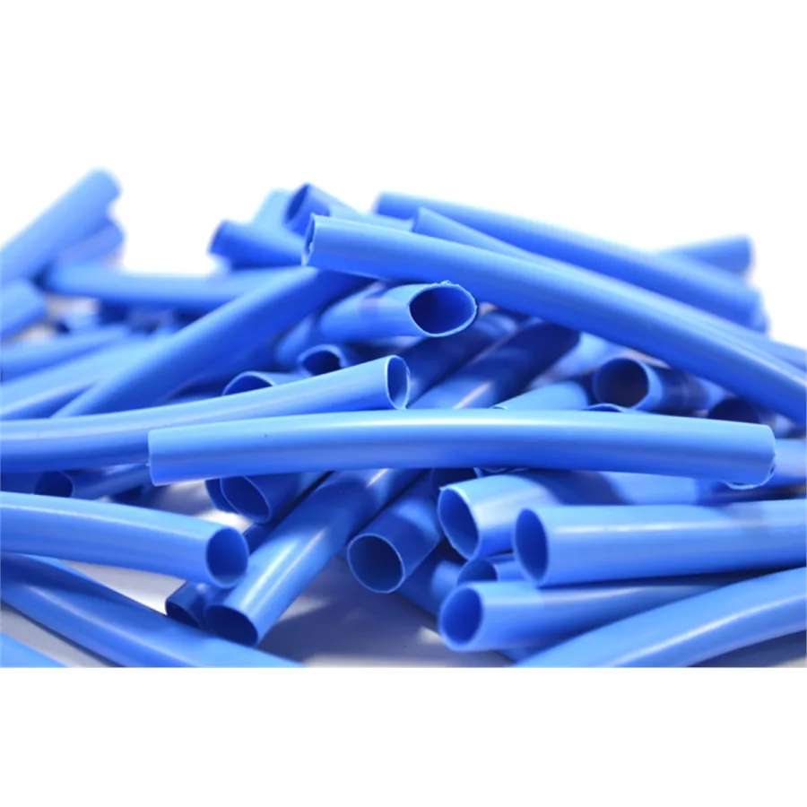 3" Blue Heat Shrink Tubing Dual Wall 1/4" 50-pk