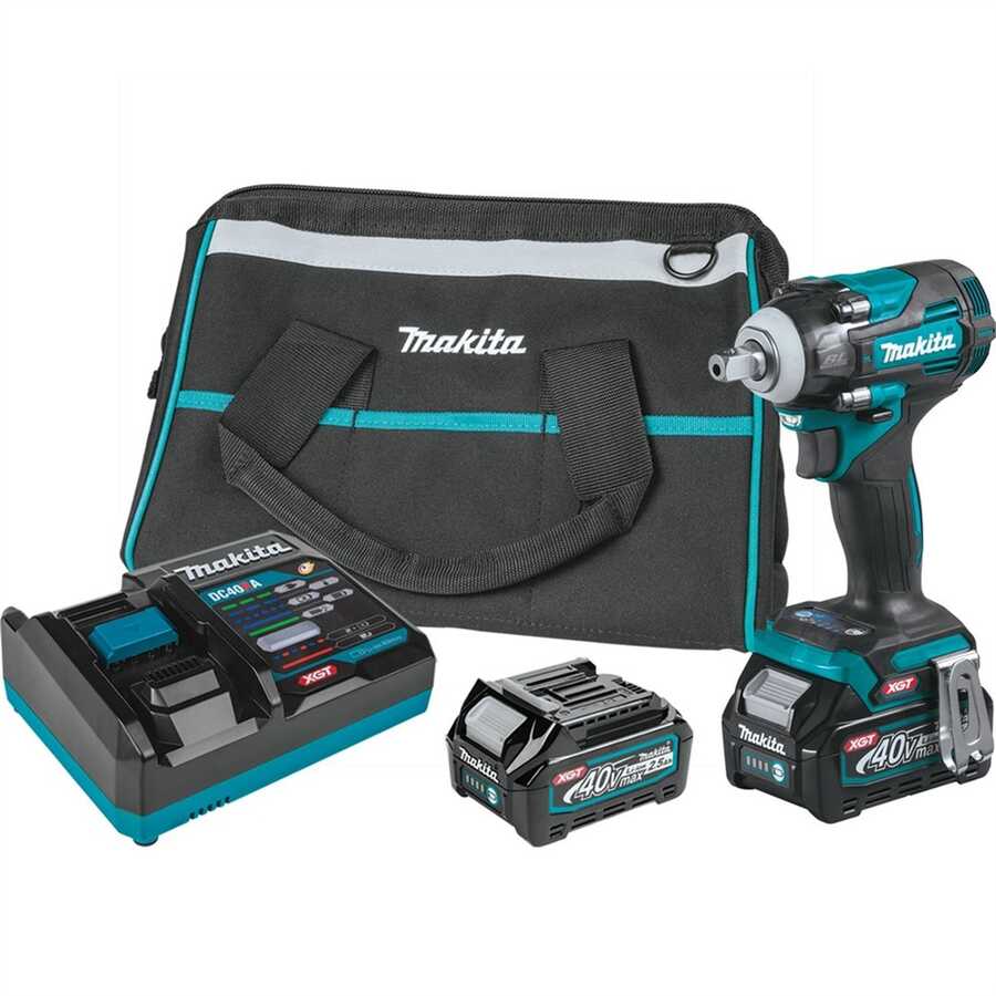 4-Speed 1/2" Sq. Drive Impact Wrench Kit w/ Detent