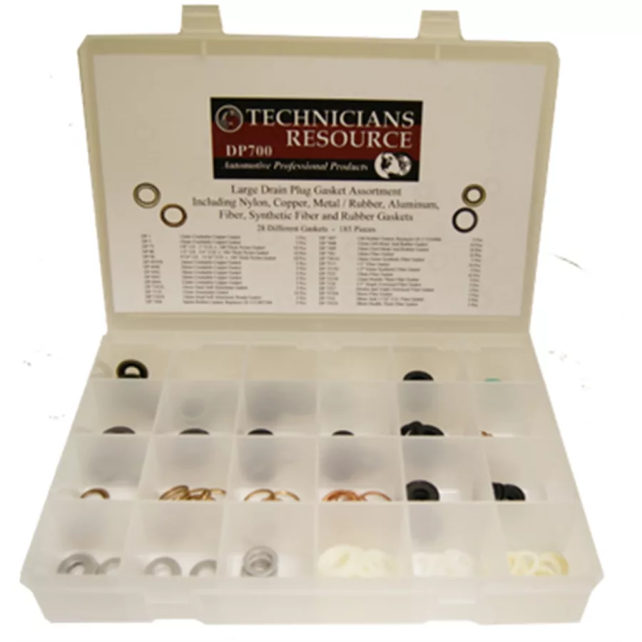 Large Drain Plug Gasket Assortment 185-pcs
