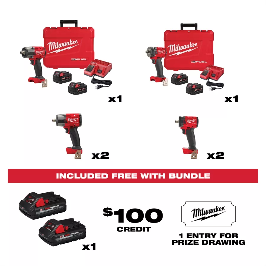 2021 TDE M18 1/2" MID TORQUE Bundle