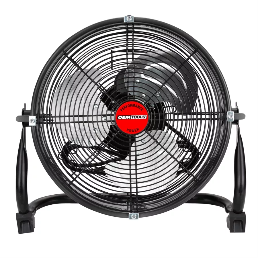 12" BLACK DRUM FAN