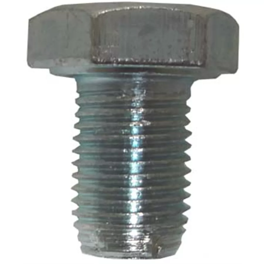 Drain Plug 12mm - 1.25 19mm Hex Oversize Tapping Thread Zinc Pla