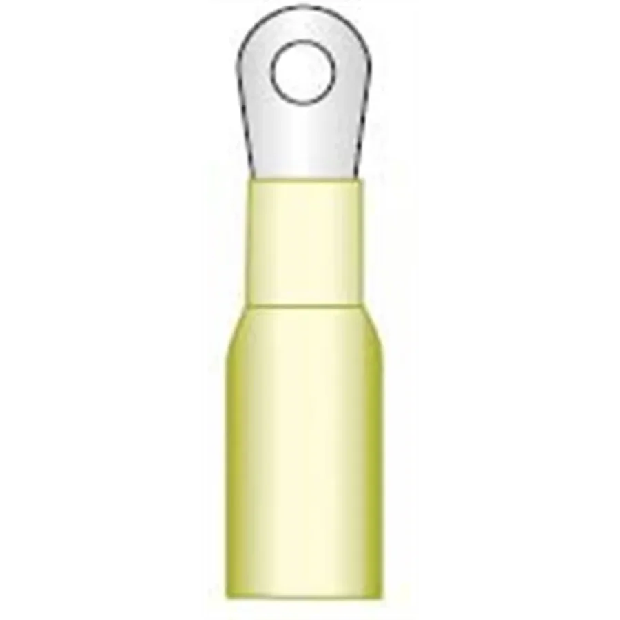 (image for) #10 Heat Shrink Yellow Ring Brazed (12-10) (100/Ba