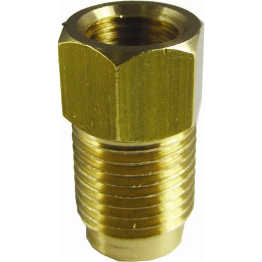 Brake Line Adaptor 3/16" Tube (1/2" x 20" Thread) Female To 3/16
