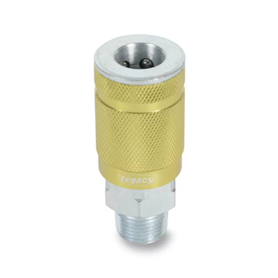 J 3/8" gold coupler 3/8" MNPT J 3/8" gold coupler 3/8" MNPT