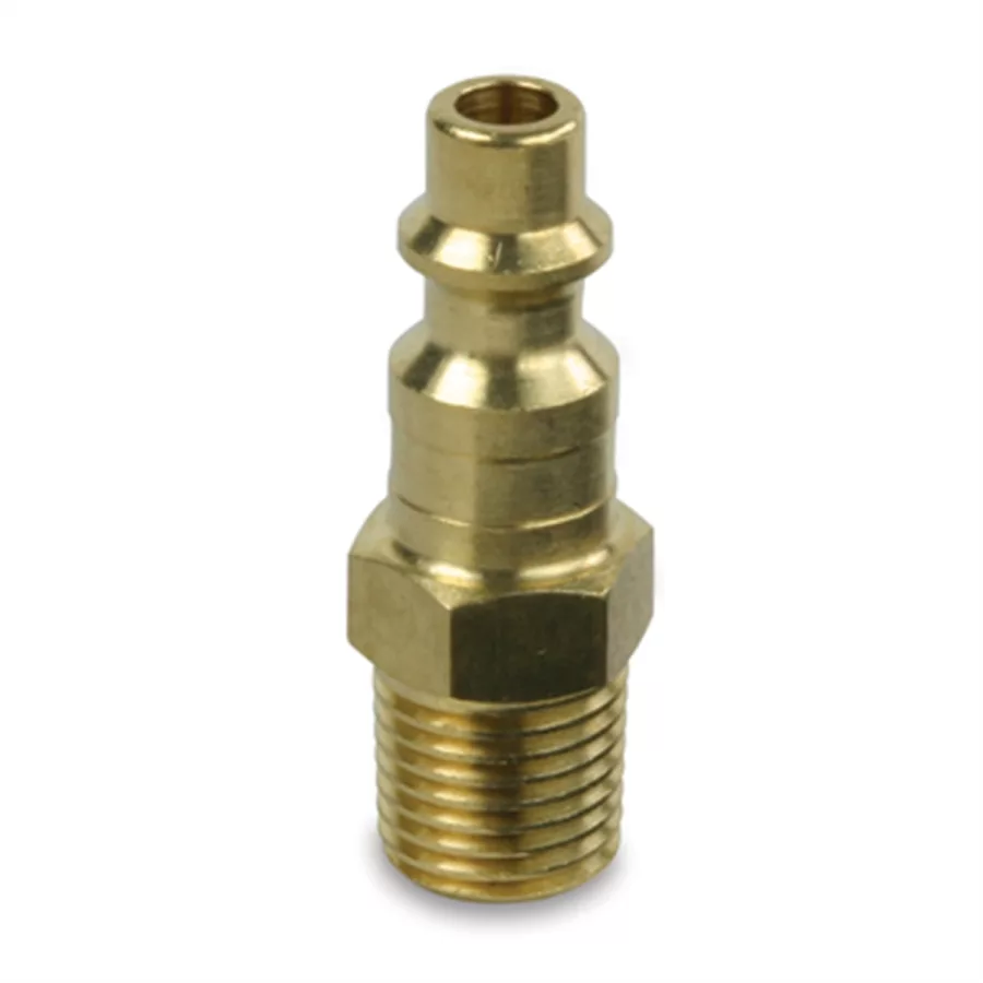 D" 1/4" M Plug, Brass, 1/4 D" 1/4" M Plug, Brass, 1/4