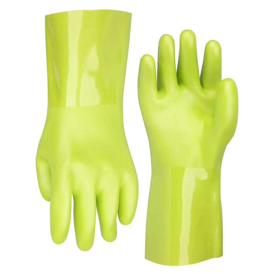 Pro Clean Gloves PVC 12 in. Long Cuff ZillaGreen L Pro Clean Gloves PVC 12 in. Long Cuff ZillaGreen L