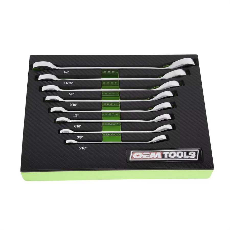 8PC REV. RATCHETING WRENCH SET - SAE 8PC REV. RATCHETING WRENCH SET - SAE