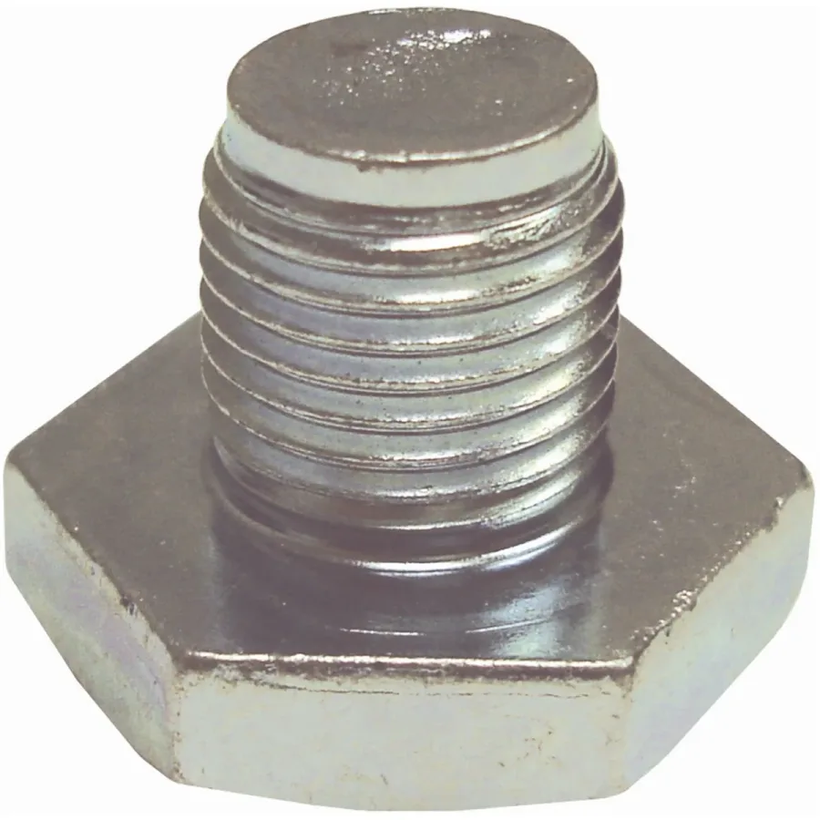 Drain Plug 1/2" - 20 Regular Point Zinc Plate 7/8" Hex Head (image for) Drain Plug 1/2" - 20 Regular Point Zinc Plate 7/8" Hex Head
