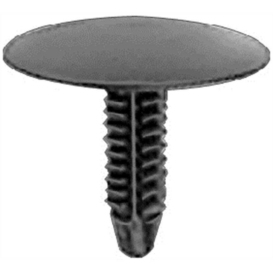 Black Univ Nylon Shield Retainer 7/32" (Bag 100)