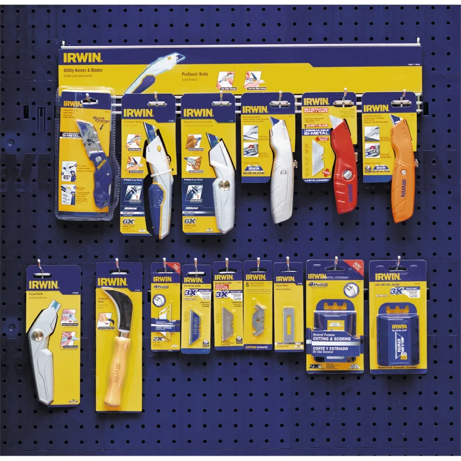 17 pc. Utility Knife Merchandiser