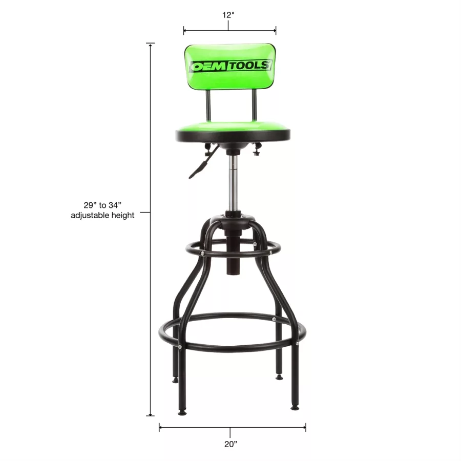 2 PACK - STOOL WITH BACKREST