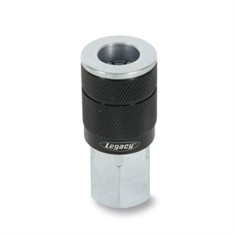 G 3/8" black coupler 3/8" FNPT