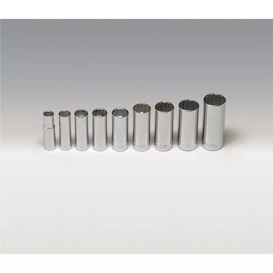 (image for) 3/8"Dr 12Pt Dp Skt Set 9Pc