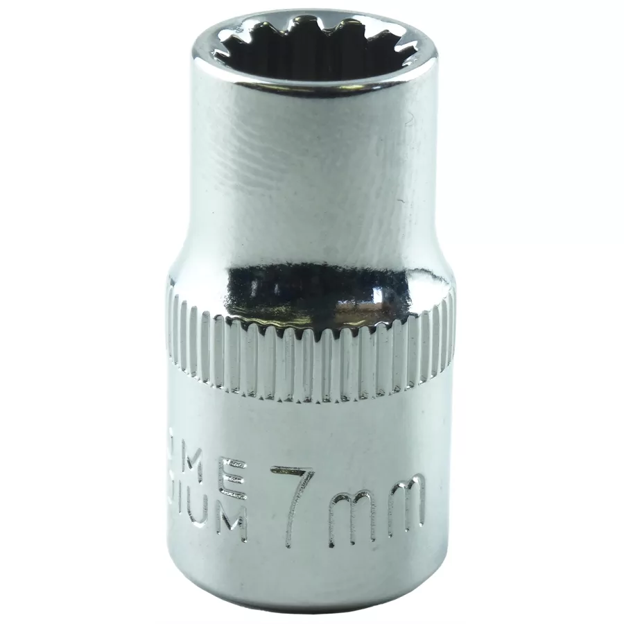 SPLINE SOC 1/4" DR 7MM