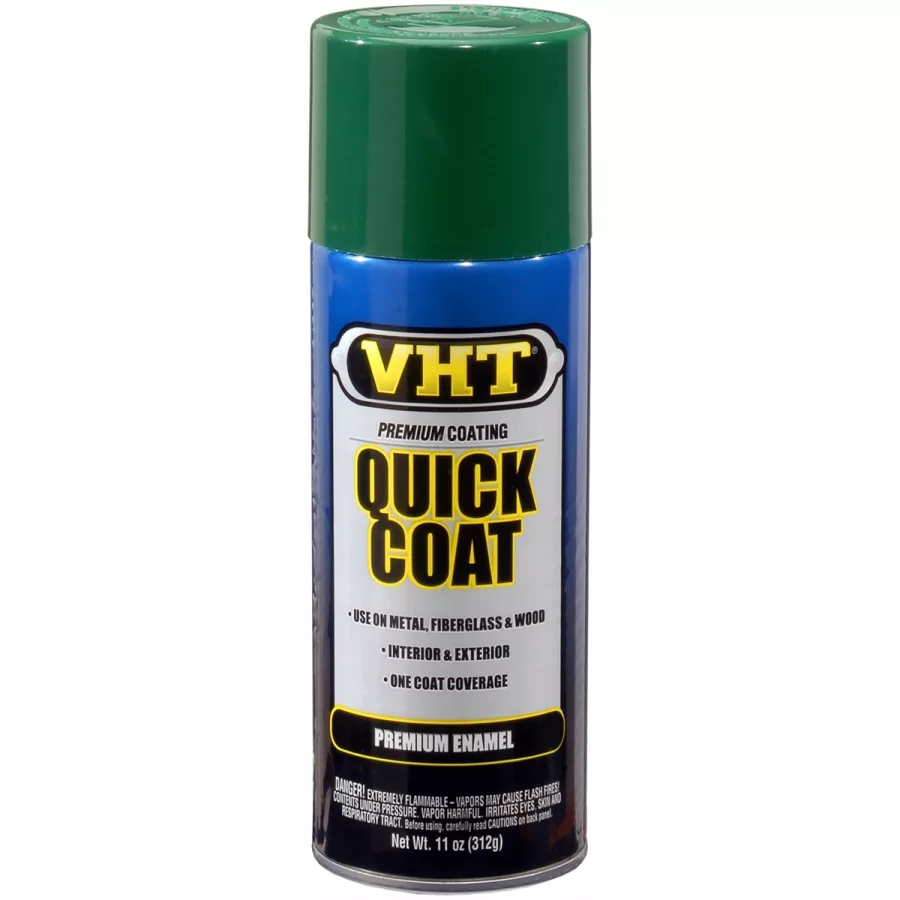 VHT Quick Coat Enamel; Forest Green; 11 oz. Aerosol VHT Quick Coat Enamel; Forest Green; 11 oz. Aerosol