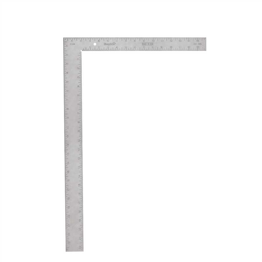 16" x 24" Steel Tradesman Square Inch and Metric G