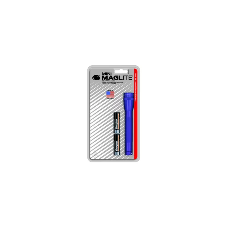 LIG FLA MINI W/BAT PURPLE HANG PACK