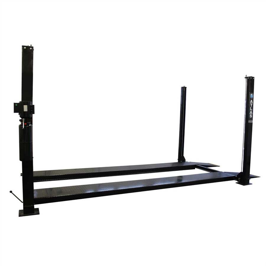 8000 LB. CAPACITY 4-POST LIFT LADDER LOCK DESIGN