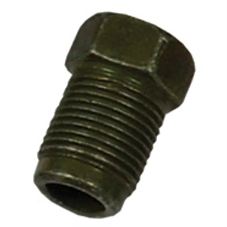(image for) 1/4 BRAKE LINE NUT METRIC 12MM X 1.0 BUBBLE FLARE