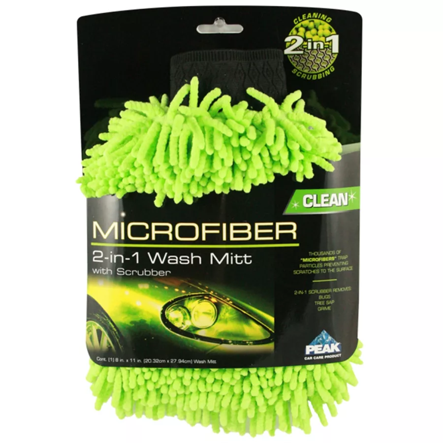 2 in 1 Wash Mitt with Scrubber