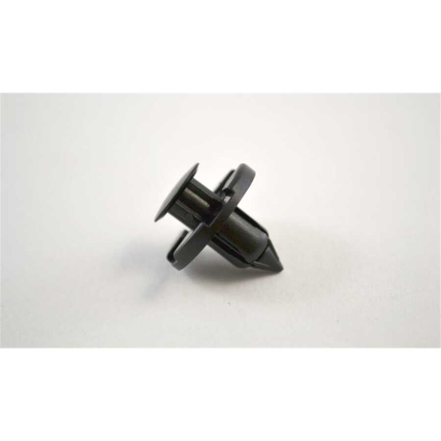 Black Nylon Push-Type Retainer 8mm (Bag 100)