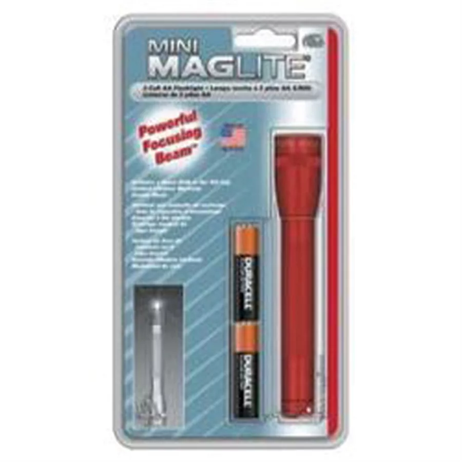 MINI MAGLITE AA RED