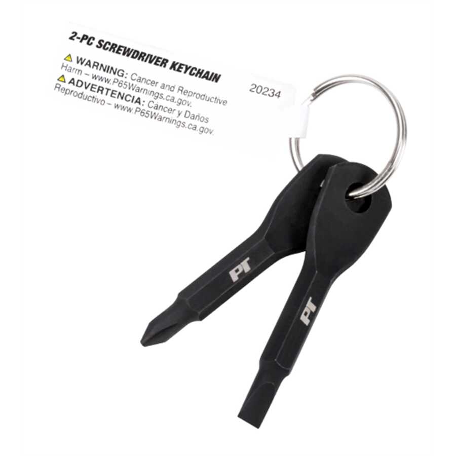 2pc Screwdriver Keychain