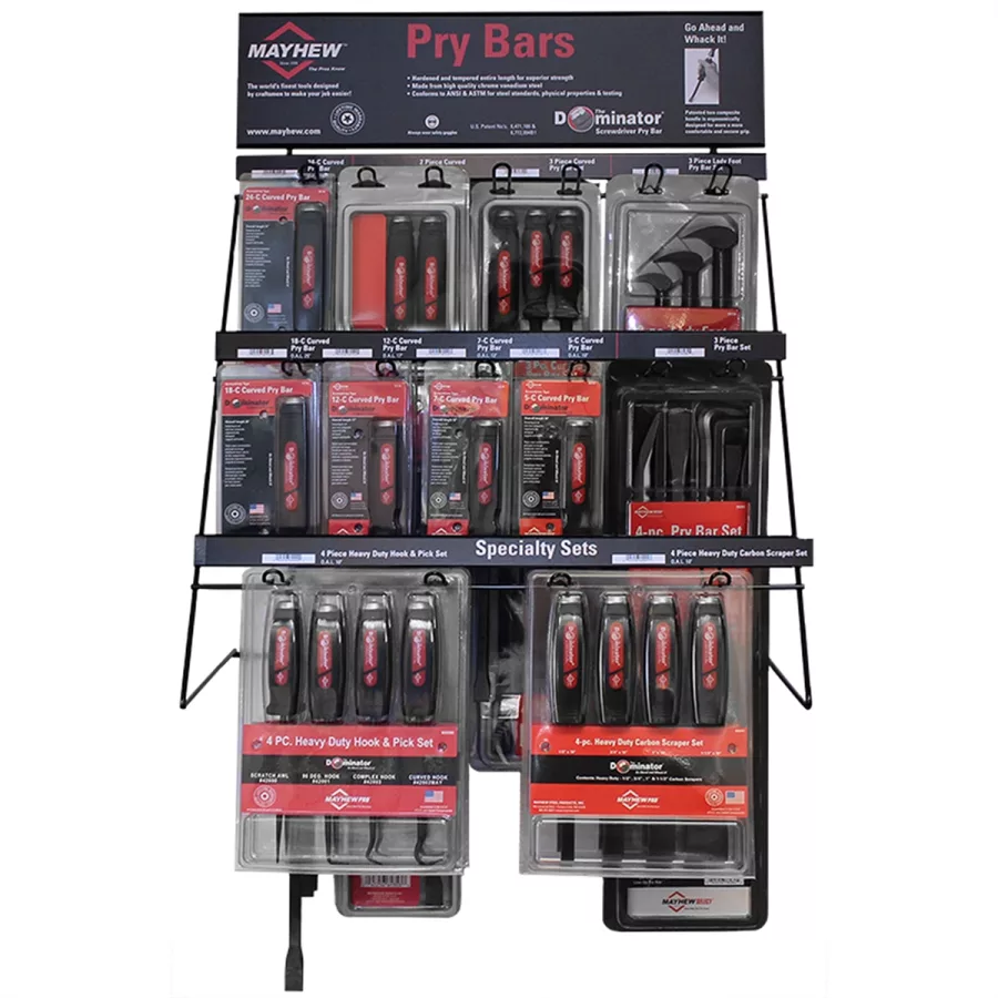 #16 SINGLES DOM PRY BAR RACK 11 PC #16 SINGLES DOM PRY BAR RACK 11 PC