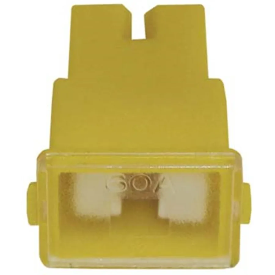 60 Amp Female Pal Fuse - Yellow (image for) 60 Amp Female Pal Fuse - Yellow
