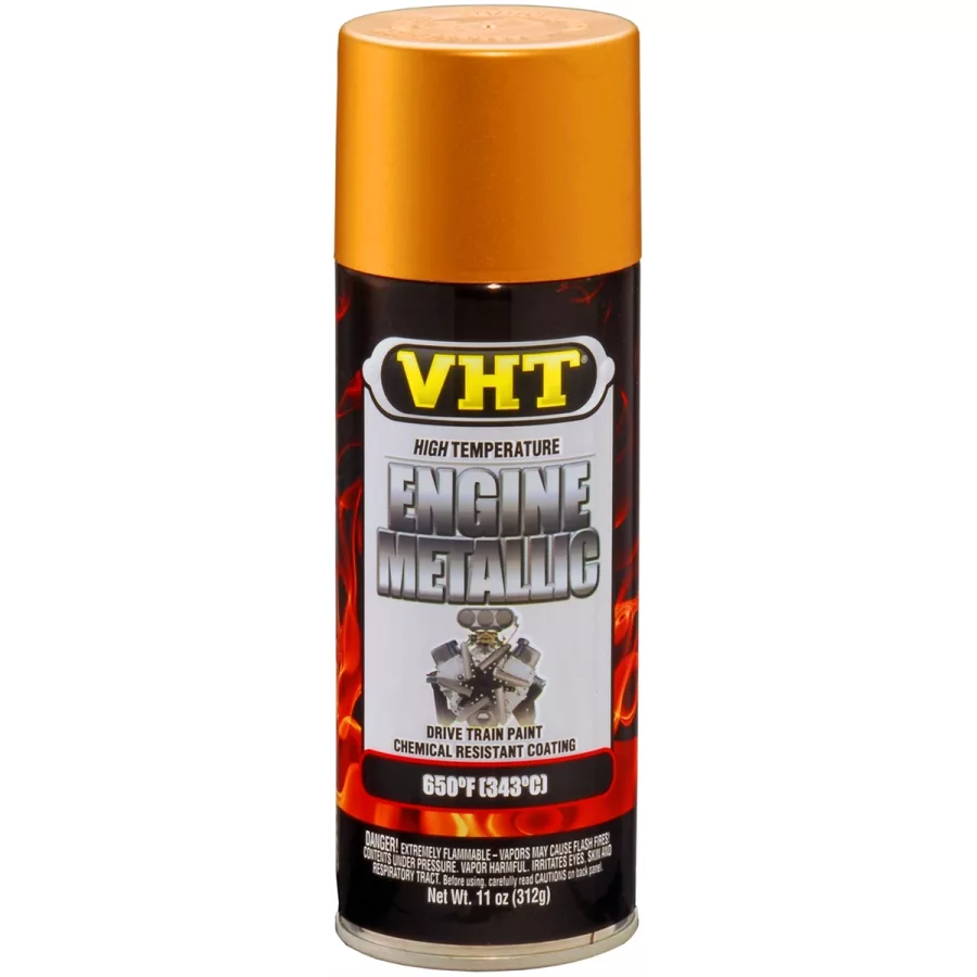 VHT High Temperature Engine Metallic Coating; Gold Flake; 11 oz.