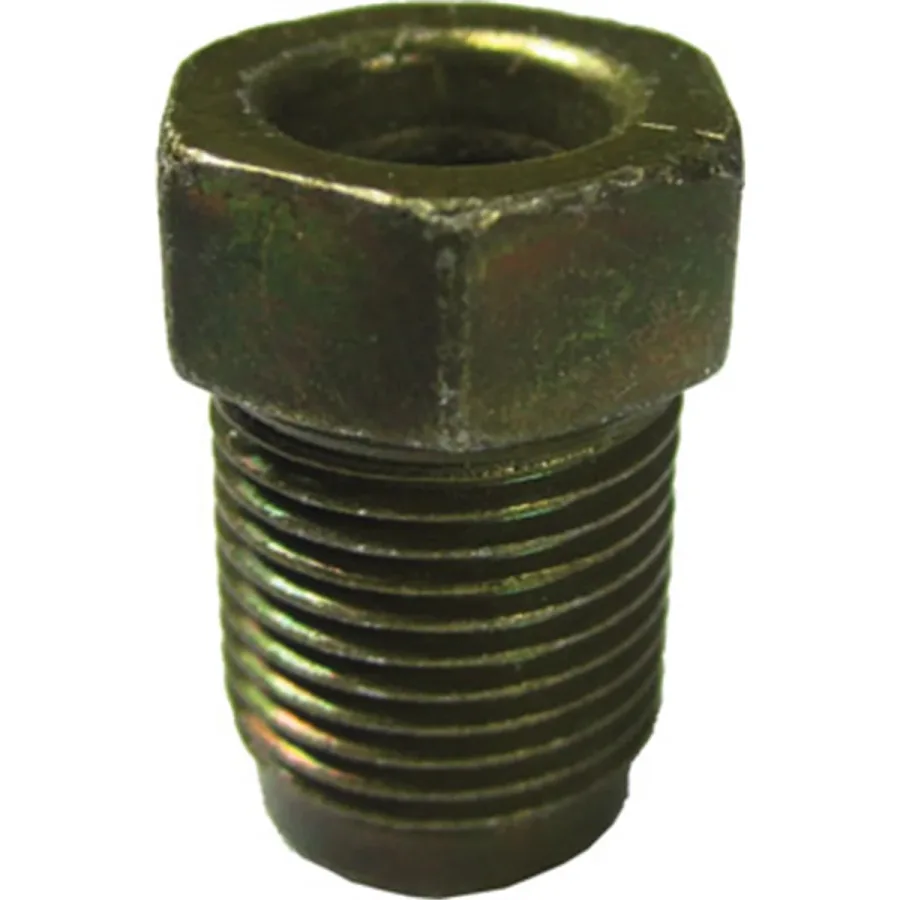 Bubble Flare Tube Nut 1/4" x 12mm x 1.0 TPI Olive (image for) Bubble Flare Tube Nut 1/4" x 12mm x 1.0 TPI Olive