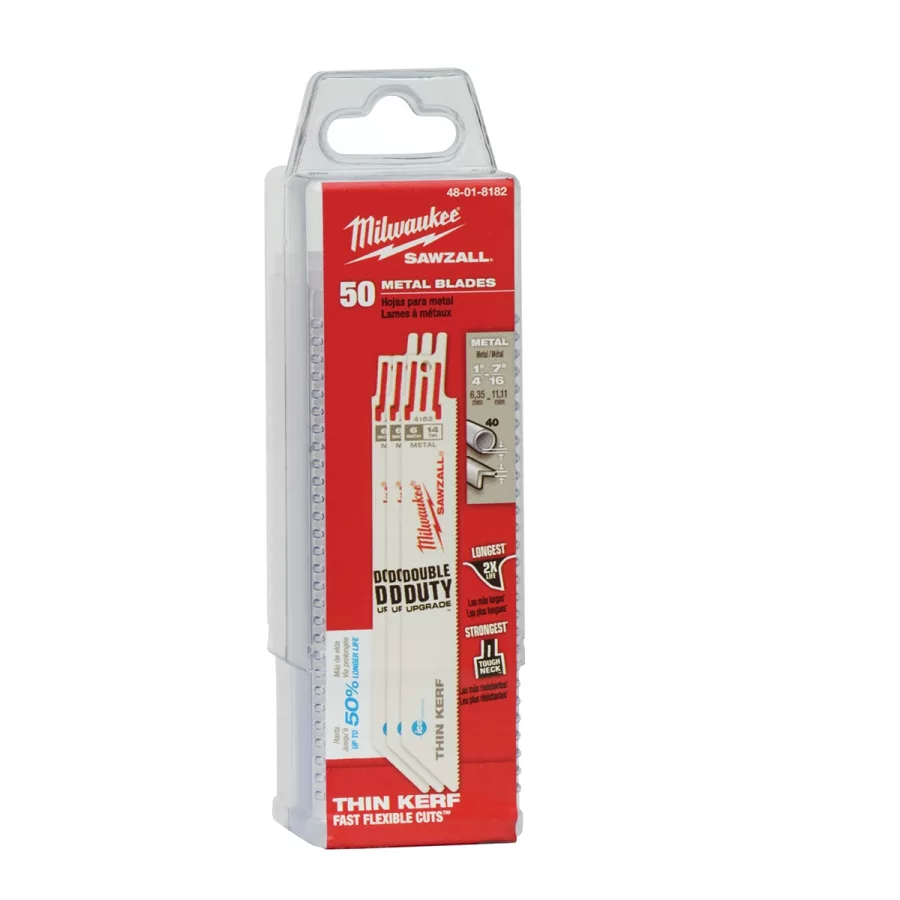 6" 14 TPI Ice Hardened SAWZALL Blades (50 Pk)