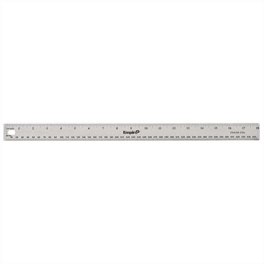 18-in Stainless Steel Rule