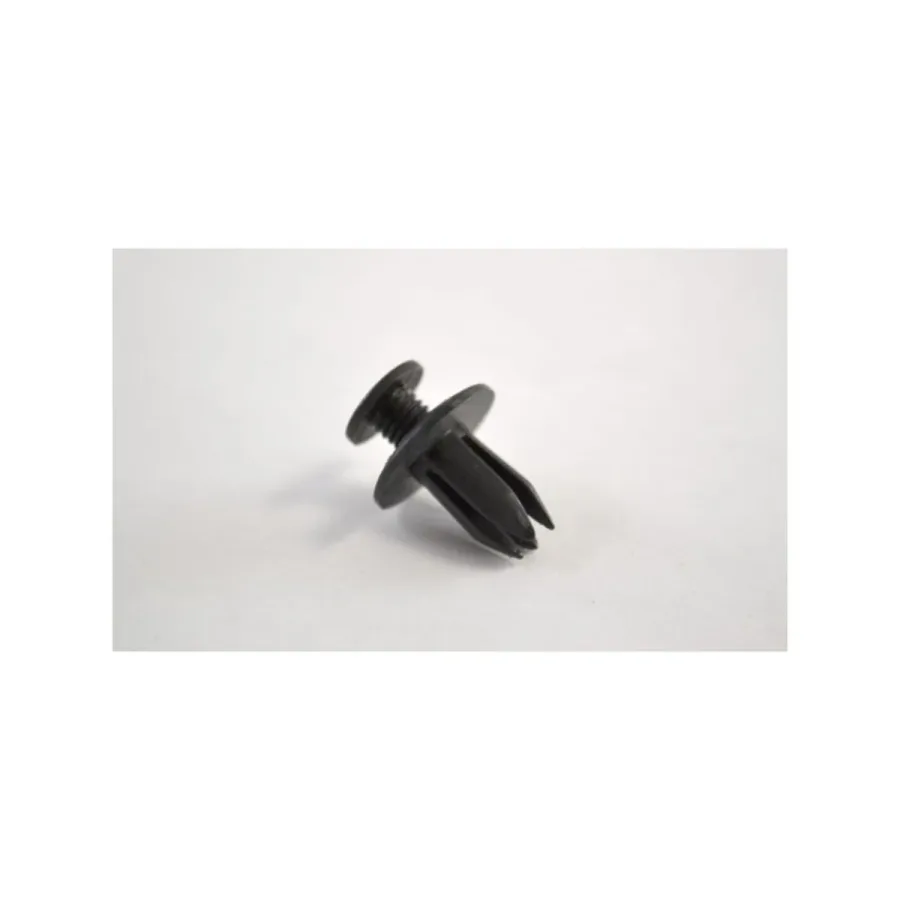 (image for) Black Nylon Push-Type Retainer 7mm (Bag 100)