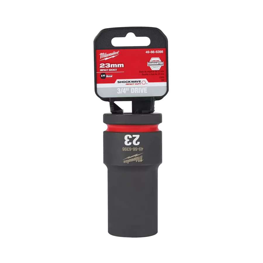 SHOCKWAVE Imp Duty 3/4"Dr 23MM Dp 6-PT Socket (image for) SHOCKWAVE Imp Duty 3/4"Dr 23MM Dp 6-PT Socket