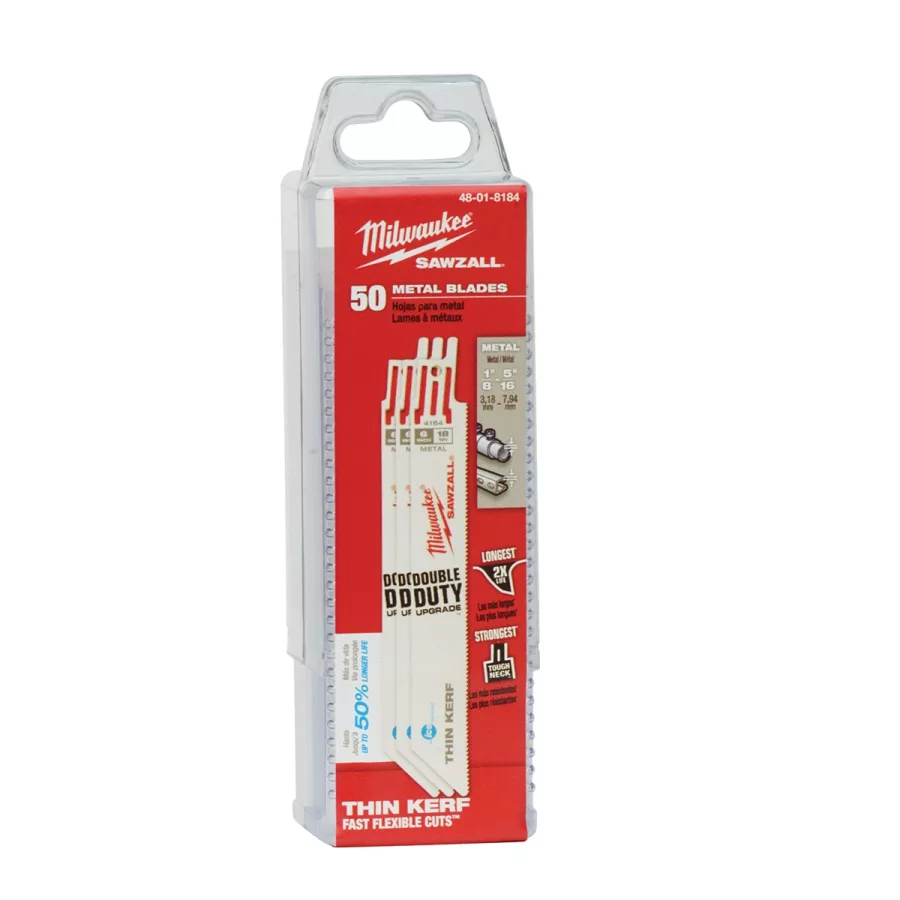 6" 18 TPI Ice Hardened SAWZALL Blades (50 Pk)