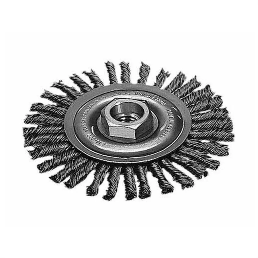 6" Full Cable Twist Knot Wheel - Carbon Steel
