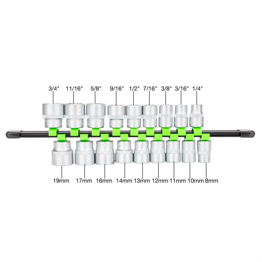 18PC BOLT EXT SOCKET SET 18PC BOLT EXT SOCKET SET