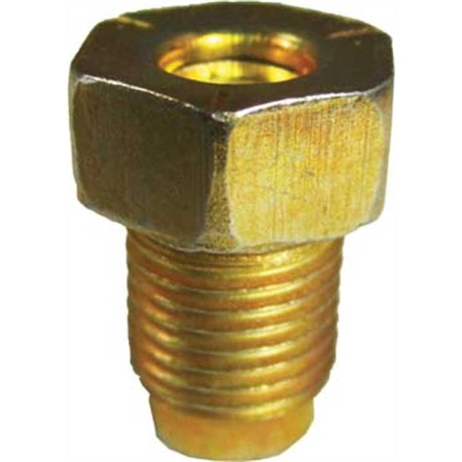 Bubble Flare Tube Nut 3/16" x 10mm x 1.0 Gold