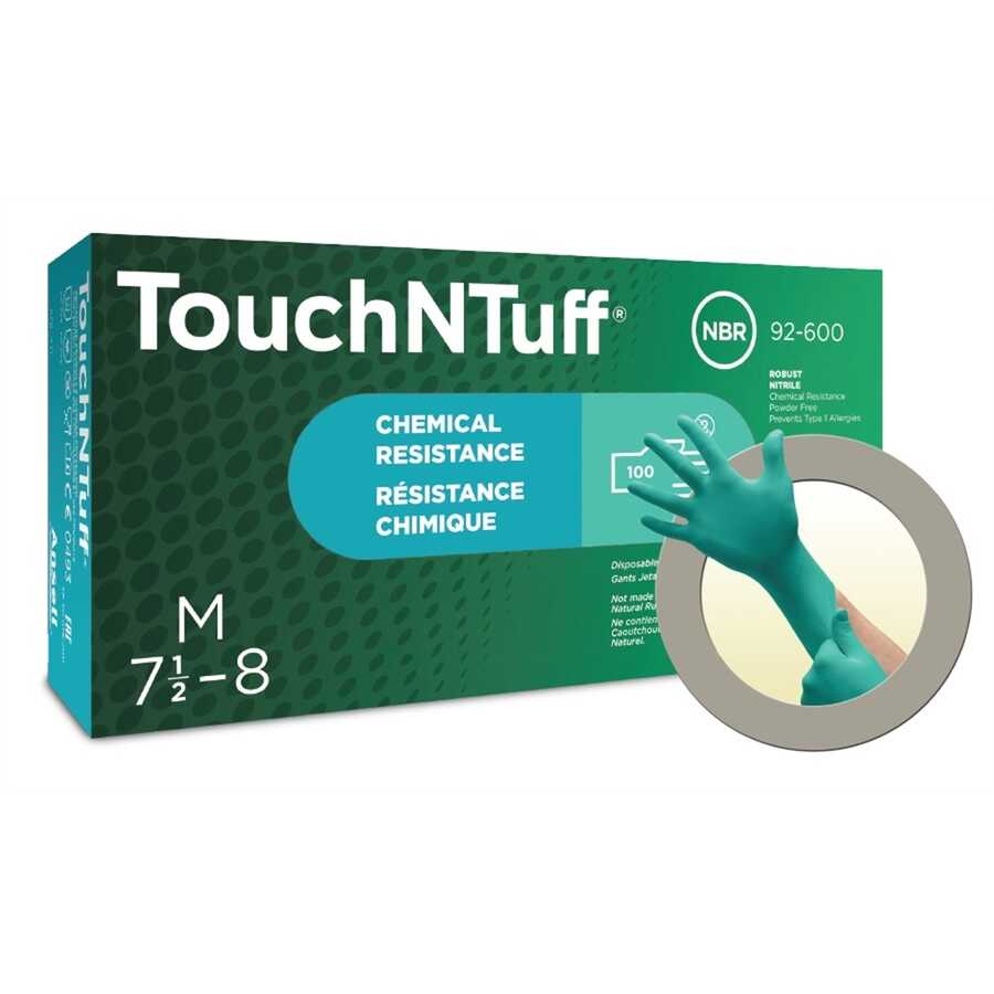 GLOVE TOUCHNTUFF 92-600 NITRILE SZ M