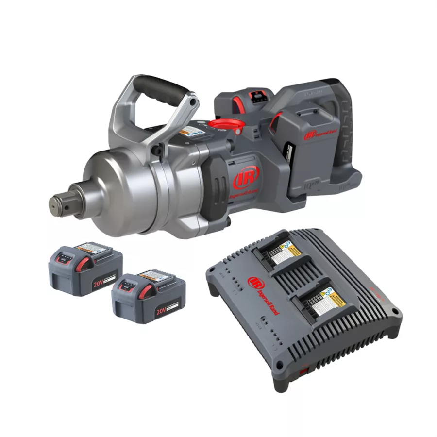 20V 1" D-Handle High Torque Impact Wrench w/Std anvil - 4-batter