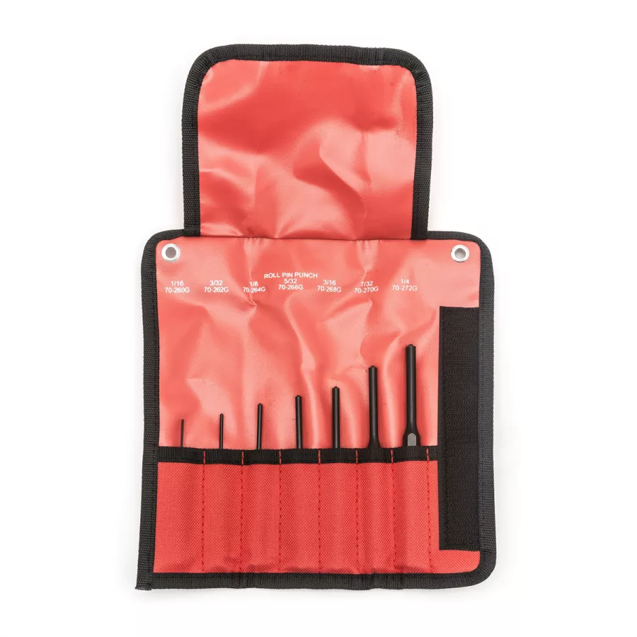 7 Pc. Roll Pin Punch Set