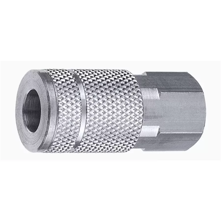 3/8 " Coupler with 3/8 Female thread Automotive T Style- Pack of (image for) 3/8 " Coupler with 3/8 Female thread Automotive T Style- Pack of