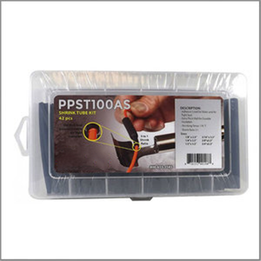 Adhesive Lined Heat Shrink Tube Kit - 42 Piece