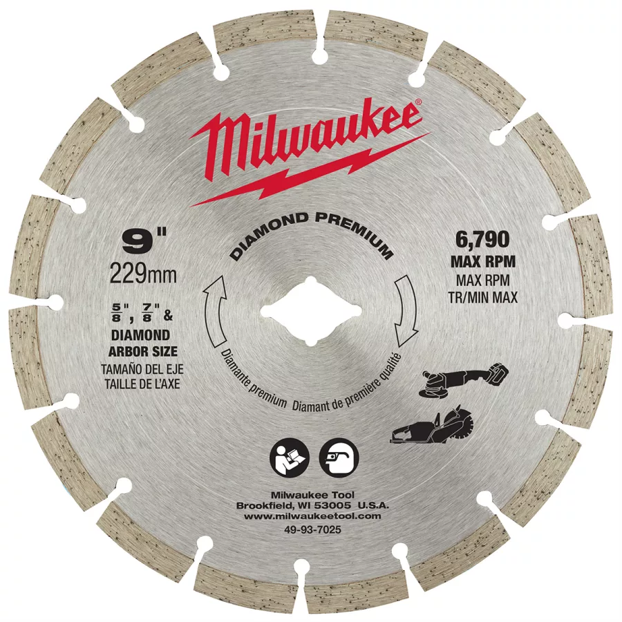 9" Diamond Premium Segmented Cutting Blade