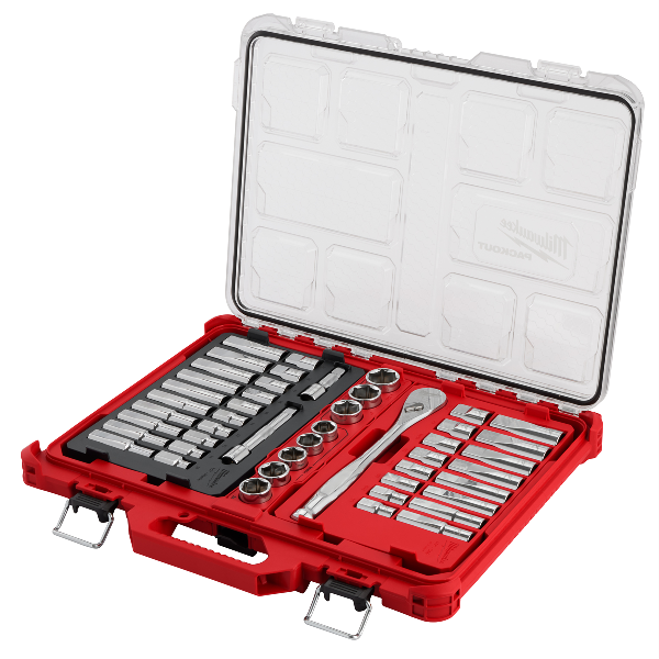 47pc 1/2" Drive Ratchet & Socket Set with PACKOUT™ Low-Pro