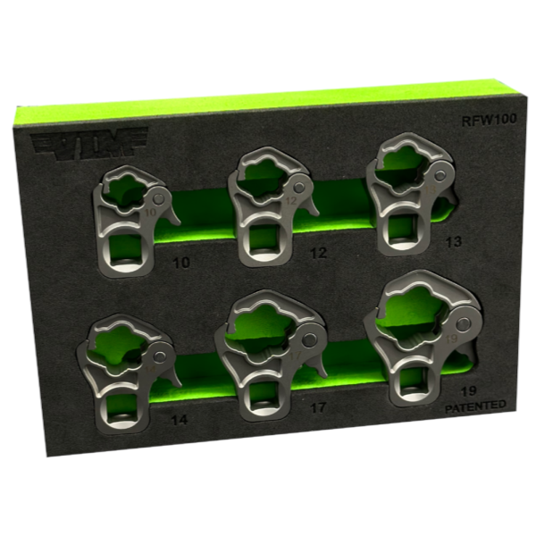 6 PC. 3/8'' DR. RATCHETING FLARE NUT WRENCH SET